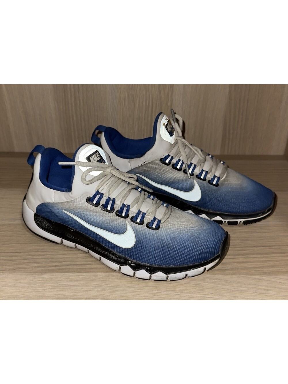 Nike Free Trainer 5.0 V6 AMP Shoes Mens Size 8.5 Blue White